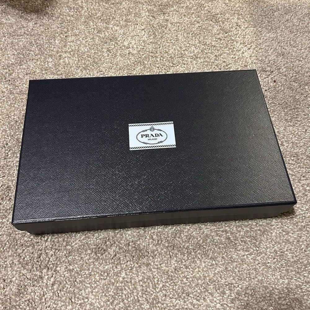 EMPTY REPLACEMENT BOX ONLY - Prada Milano Rectangle Flat Clothing Box 16x10x3.5
